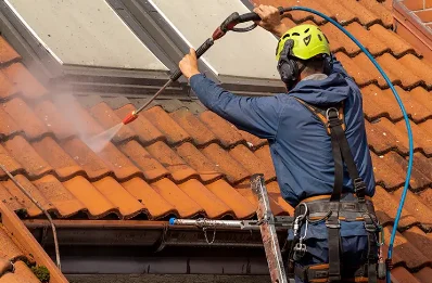 Démoussage et hydrofuge de toiture à Rollainville